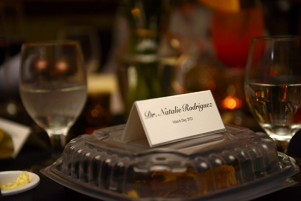 A dinner name card